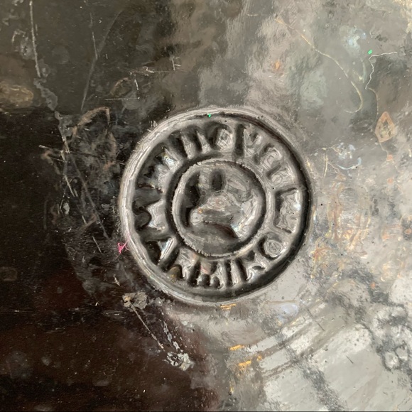 ✨Antique✨Lattice Cast Iron Enamel Splatter Design✨Hearth Fireplace Steamer - Picture 7 of 10